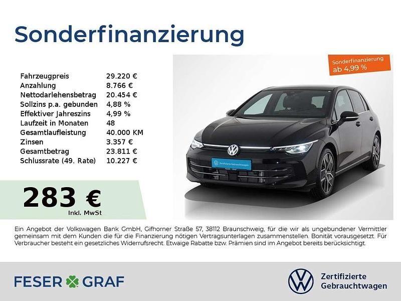 Schwarz Gebraucht 2024 VW Golf Edition Limousine | 28.880 € (Fairer Preis) - Bild 1/1