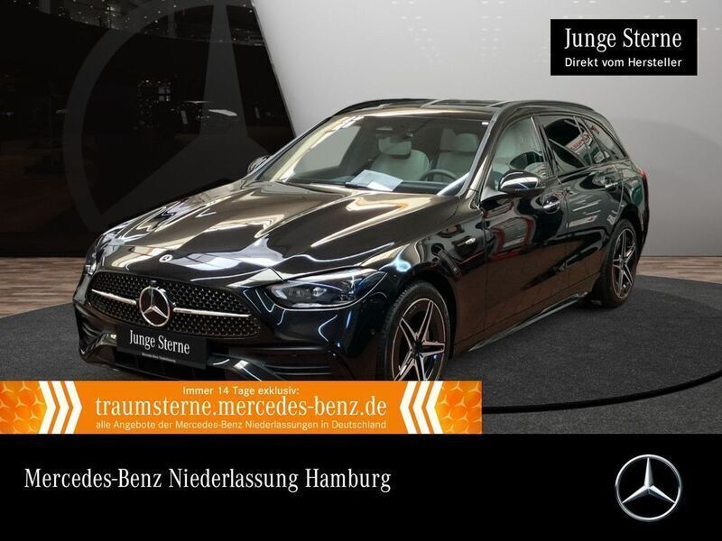 Schwarz Gebraucht 2024 Mercedes C300e AMG Line Premium Plus Limousine | 49.990 € - Bild 1/3