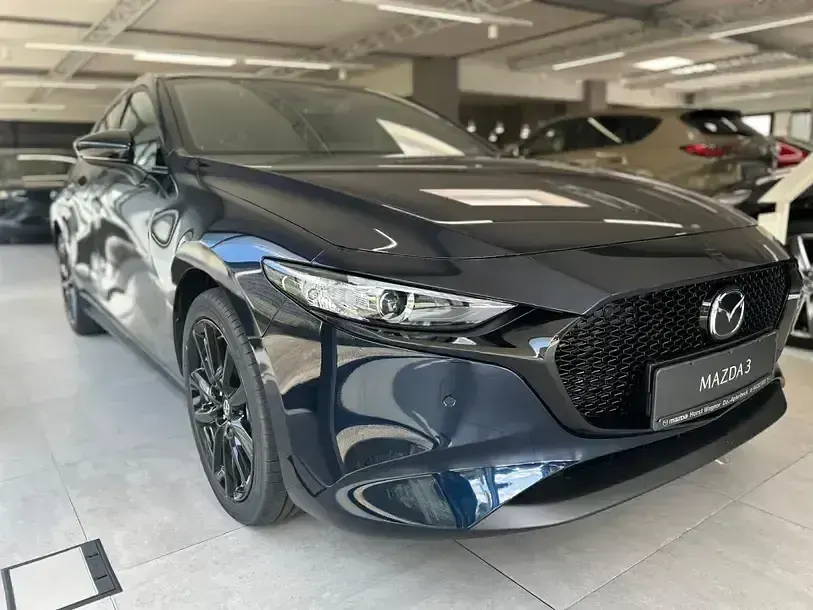 Neu Mazda 3 Homura-Line 140 PS (102 kW) 2025 Blau Limousine