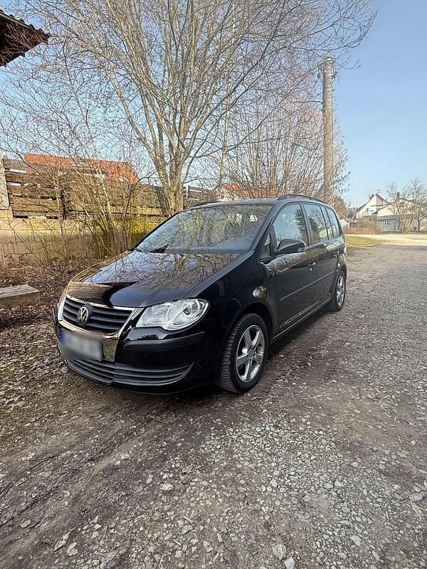 Gebraucht VW Touran 105 PS (77 kW) 2007 Schwarz Van / Kleinbus