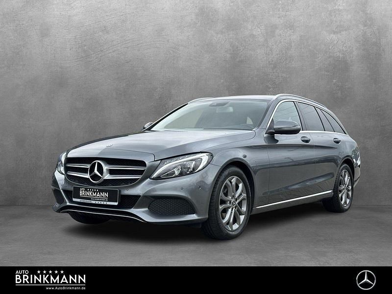 Lack selenitgrau Gebraucht 2018 Mercedes C180 Avantgarde Kombi | 18.990 € (Guter Preis) - Bild 1/4