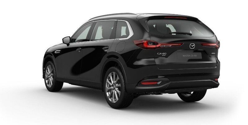 Neu Mazda CX-80 Exclusive-Line 254 PS (186 kW) 2025 Jet black SUV