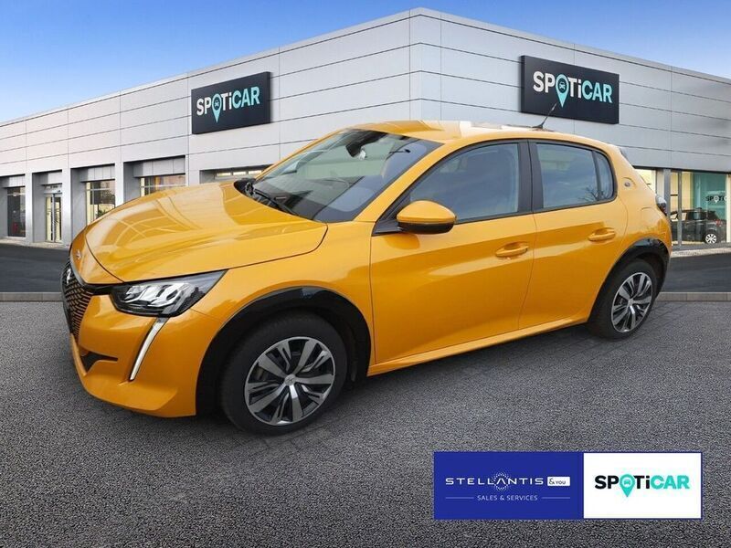 Gelb Gebraucht 2021 Peugeot e-208 Active Kleinwagen | 12.490 € (Superpreis) - Bild 1/4