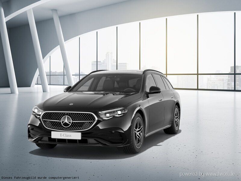 Obsidianschwarz Gebraucht 2024 Mercedes E300 Advanced Plus Kombi | 71.900 € - Bild 1/4
