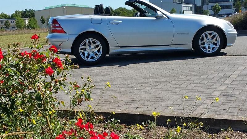Gebraucht Mercedes SLK230 197 PS (144 kW) 2002 Silber Cabrio
