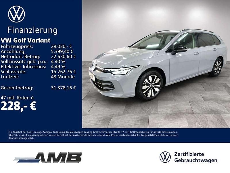 Mondsteingrau Gebraucht 2025 VW Golf VIII Goal Kombi | 27.480 € (Guter Preis) - Bild 1/3