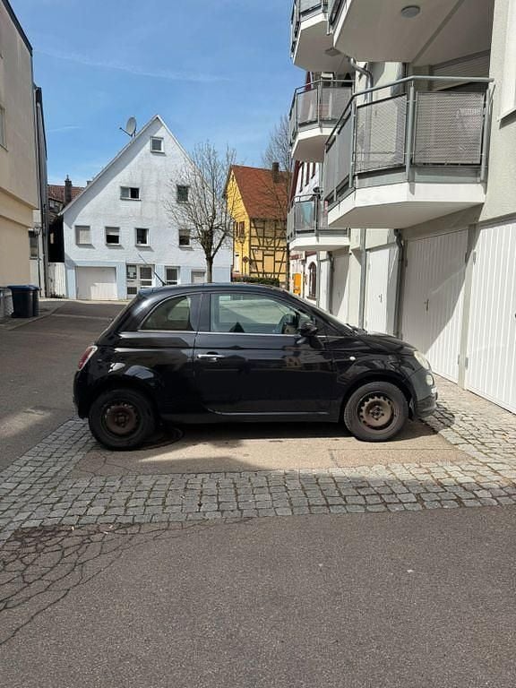 Gebraucht Fiat 500 Lounge 69 PS (50 kW) 2010 Schwarz Kleinwagen