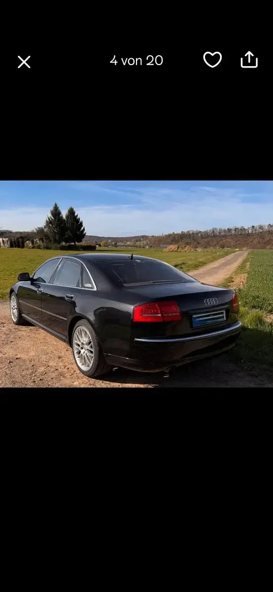 Gebraucht Audi A8 Comfort 350 PS (257 kW) 2008 Schwarz Limousine