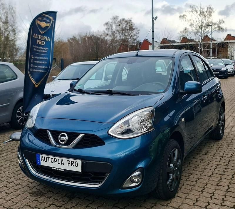 Gebraucht Nissan Micra Acenta 80 PS (58 kW) 2016 Blau Kleinwagen
