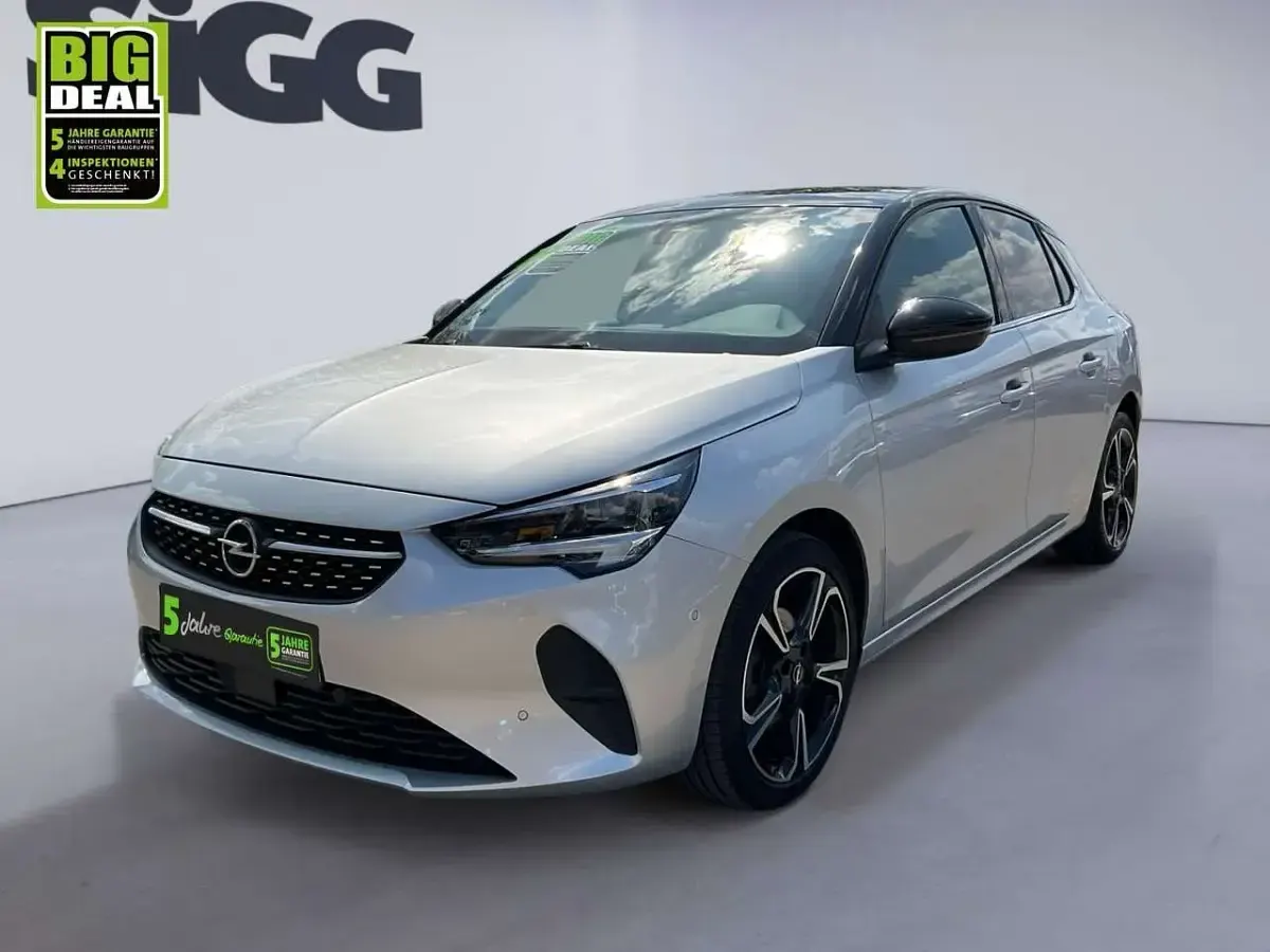 Gebraucht Opel Corsa Elegance 101 PS (74 kW) 2023 Aluminium silb/kristall silb Kleinwagen