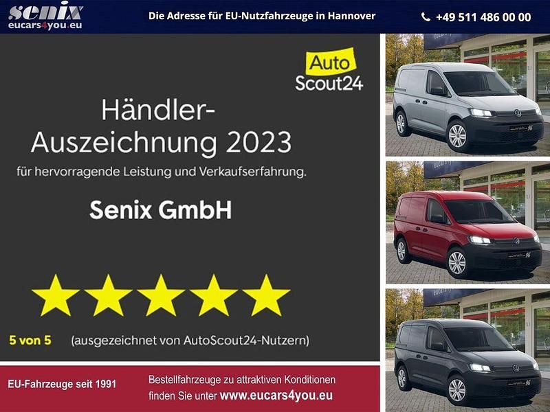 Neu VW Caddy 75 PS (55 kW) 2025 Weiß Van / Kleinbus