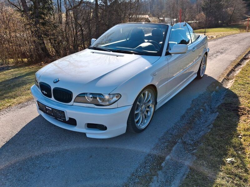 Weiß Gebraucht 2004 BMW 330 Cabriolet M Sport Cabrio | 19.890 € (Fairer Preis) - Bild 1/4