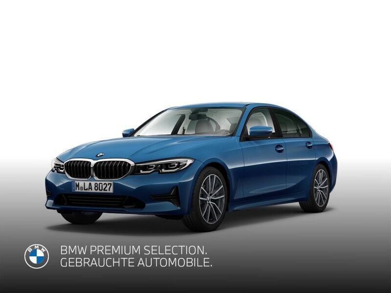 Blau Gebraucht 2021 BMW 320 Advantage Limousine | 26.990 € (Guter Preis) - Bild 1/4
