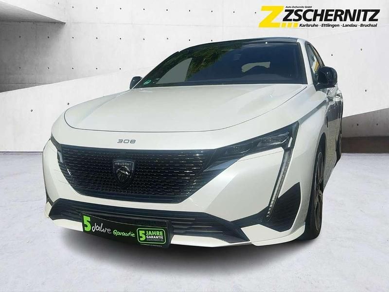 Lack weiss perlglänzend Gebraucht 2022 Peugeot 308 GT Limousine | 24.990 € (Fairer Preis) - Bild 1/4