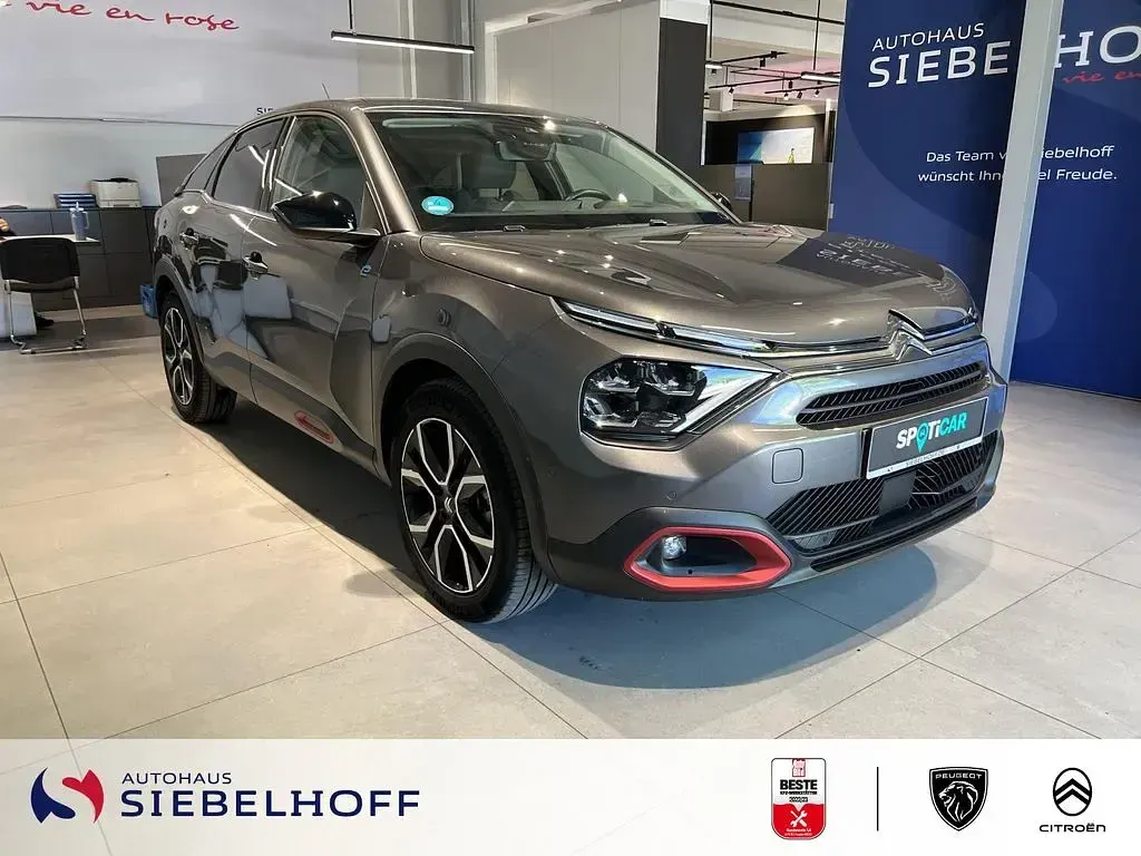 Second-hand Citroën e-C4 Shine 100 kW (136 CP) 2023 Gri Berlinǎ