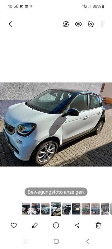 Weiß Gebraucht 2016 Smart ForFour Passion Kleinwagen | 8.500 € (Fairer Preis) - Bild 1/4