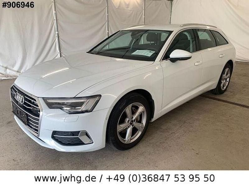 Gletscherweiss (metallic) Gebraucht 2023 Audi A6 Sport Kombi | 33.450 € (Superpreis) - Bild 1/4