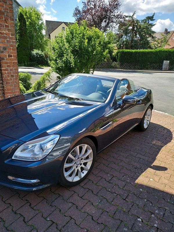Gebraucht Mercedes SLK200 2012 Blau Cabrio