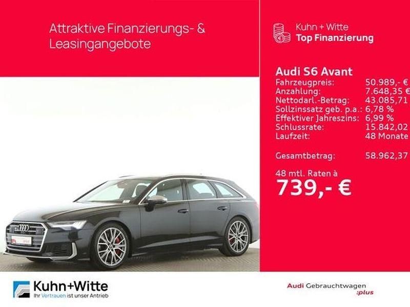 Gebraucht Audi S6 Ambiente 344 PS (253 kW) 2023 Mythosschwarz metallic Kombi