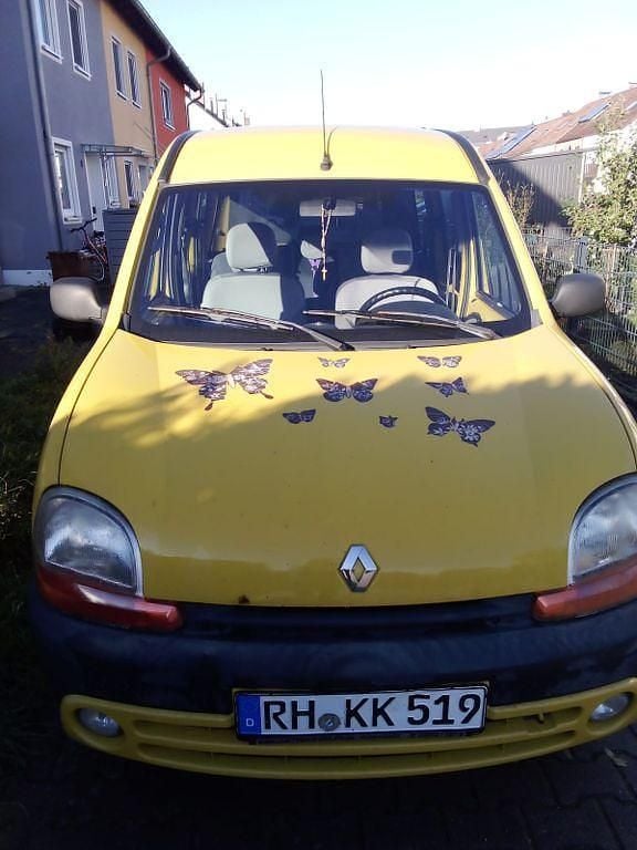 Gelb Gebraucht 2002 Renault Kangoo Van / Kleinbus | 599 € (Superpreis) - Bild 1/4
