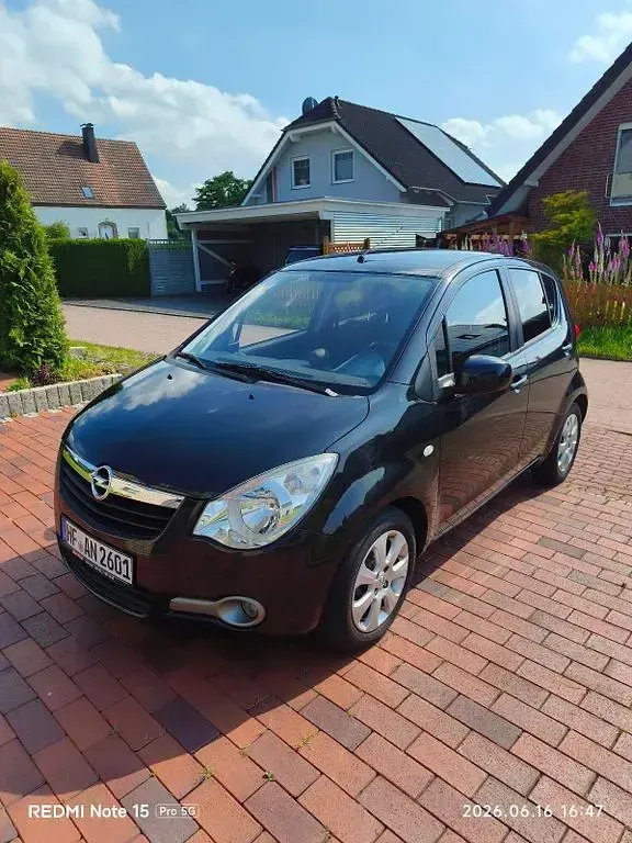 Gebraucht Opel Agila 86 PS (63 kW) 2009 Schwarz Kleinwagen