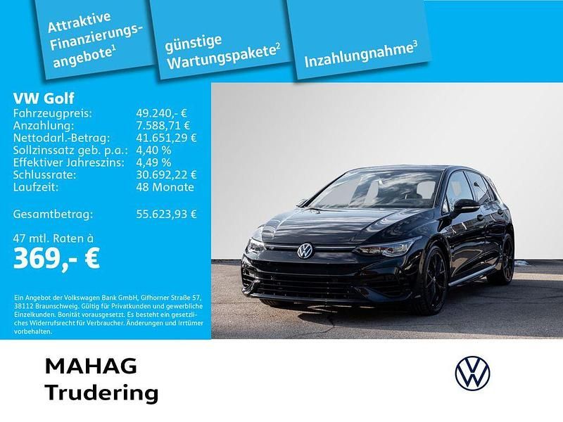 Schwarz Gebraucht 2024 VW Golf R Limousine | 49.240 € (Teuer) - Bild 1/2