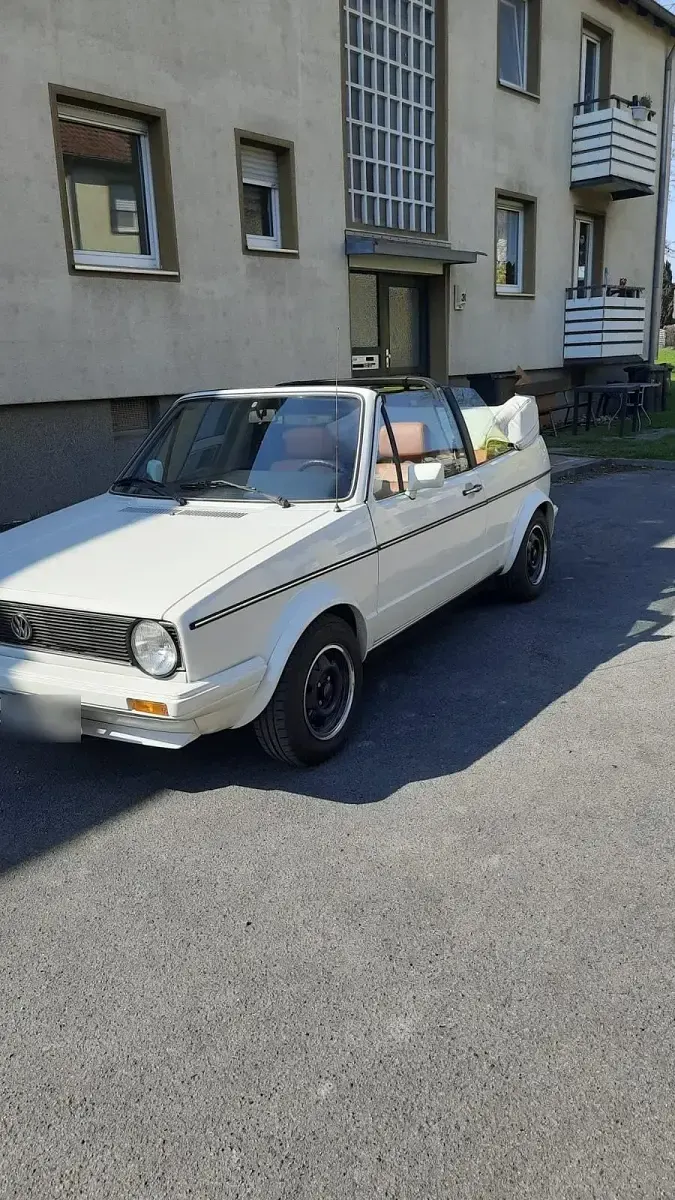Gebraucht VW Golf Cabriolet 70 PS (51 kW) 1983 Weiß Cabrio