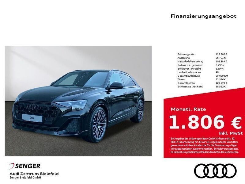 Schwarz Neu 2024 Audi Q8 Sport SUV | 128.605 € - Bild 1/4