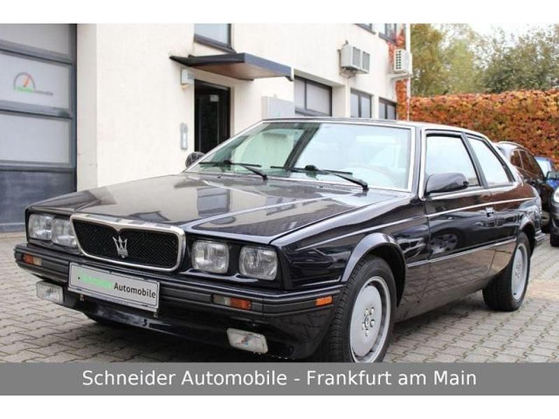 Schwarz (metallic) Gebraucht 1989 Maserati 222 Coupé | 7.950 € - Bild 1/4