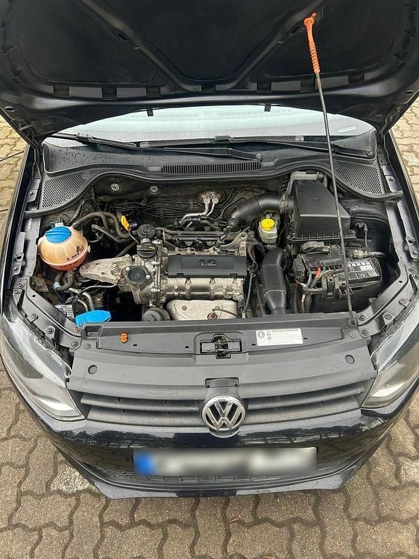 Gebraucht VW Polo Trendline 60 PS (44 kW) 2011 Schwarz Kleinwagen