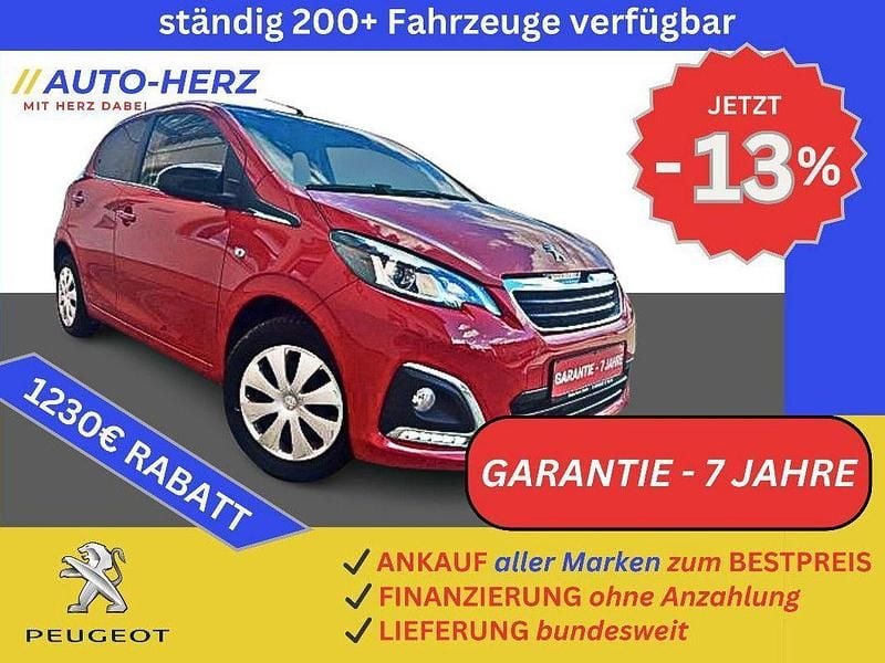 Rot Gebraucht 2020 Peugeot 108 Allure Kleinwagen | 7.880 € (Guter Preis) - Bild 1/3