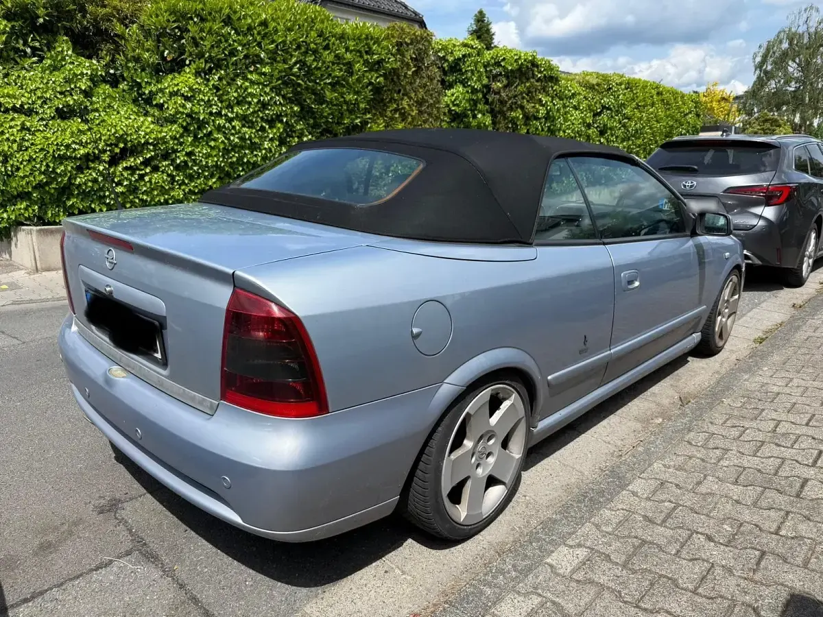 Occasion Opel Astra 147 ch (108 kW) 2001 Bleue Cabriolet