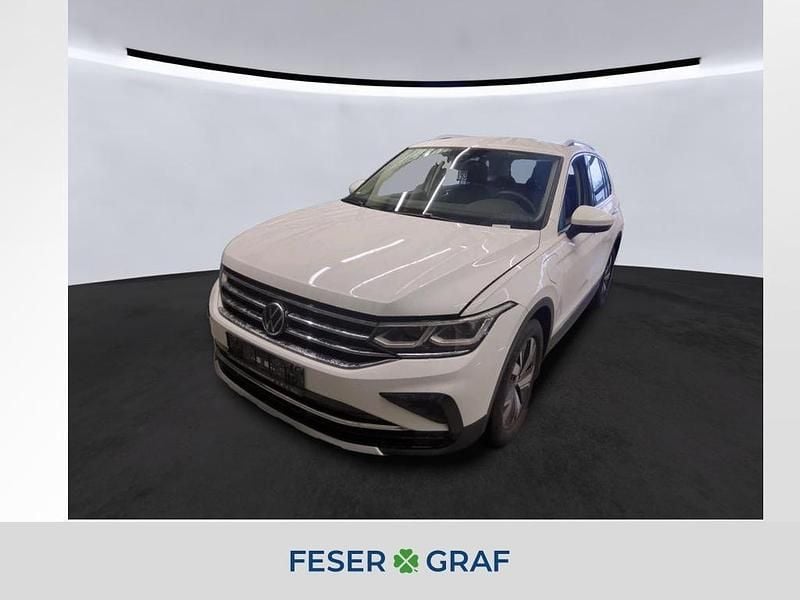 Pure white Gebraucht 2022 VW Tiguan Elegance SUV | 24.940 € (Guter Preis) - Bild 1/4