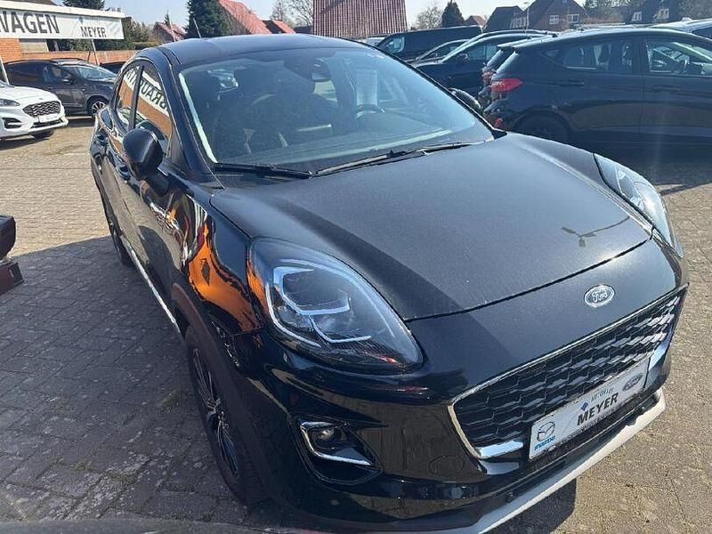 Gebraucht Ford Puma Titanium 125 PS (91 kW) 2022 Obsidianschwarz metallic SUV