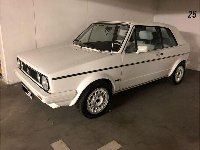 Weiß Gebraucht 1987 VW Golf Cabriolet Cabrio | 8.950 € - Bild 1/4