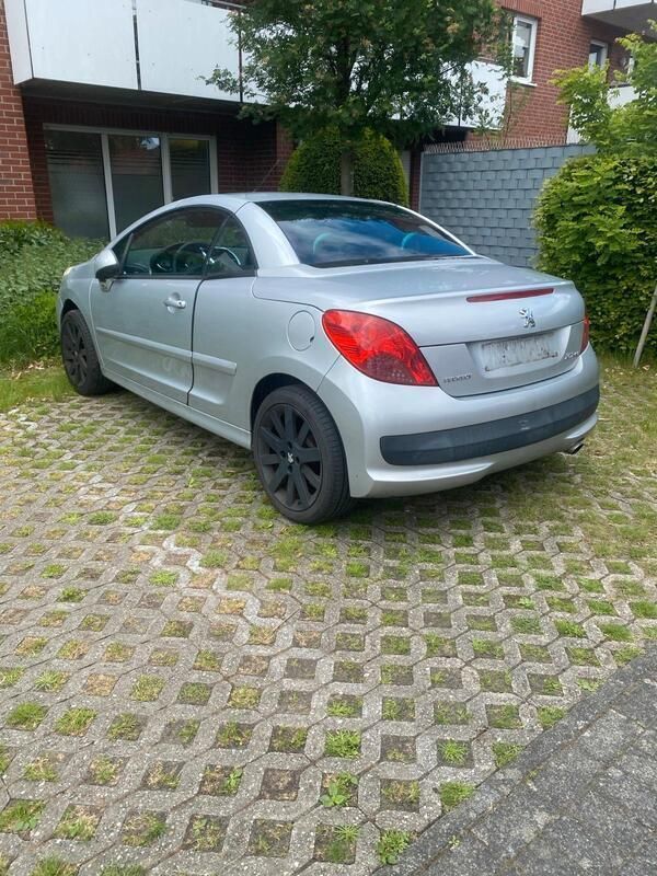 Silber Gebraucht 2008 Peugeot 207 CC Cabrio | 750 € (Superpreis) - Bild 1/4