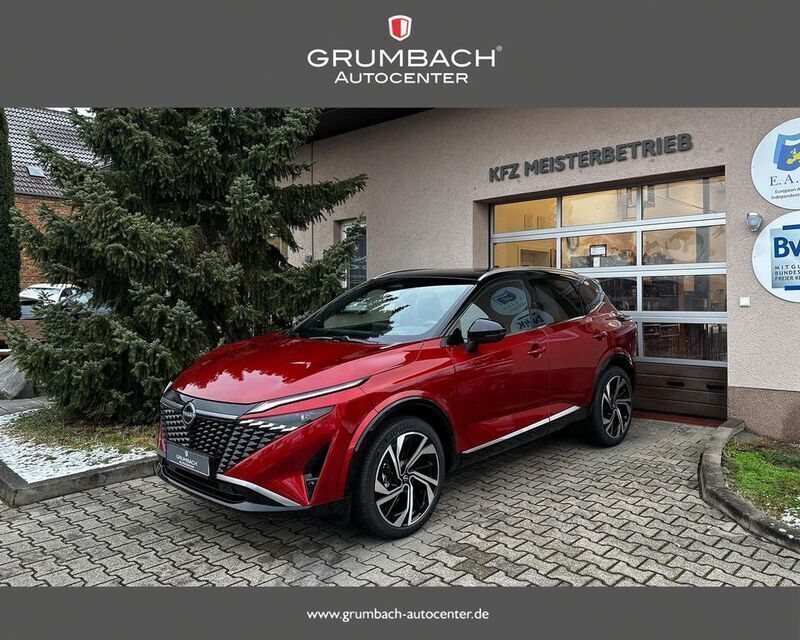 (yau) fuji sunset red (nbv) dach black (kh3) Neu 2025 Nissan Qashqai Tekna+ SUV | 32.850 € (Fairer Preis) - Bild 1/4