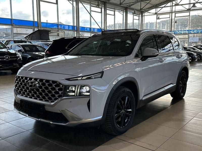 Weiß Gebraucht 2021 Hyundai Santa Fe Prime SUV | 21.900 € (Fairer Preis) - Bild 1/4