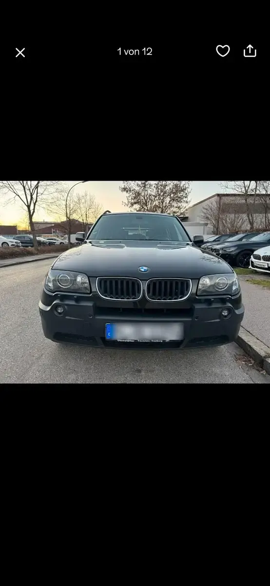 Gebraucht BMW X3 150 PS (110 kW) 2005 Schwarz SUV