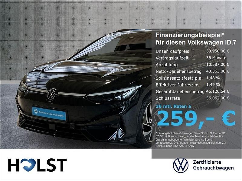 Schwarz Gebraucht 2025 VW ID.7 Pro Limousine | 53.950 € - Bild 1/4