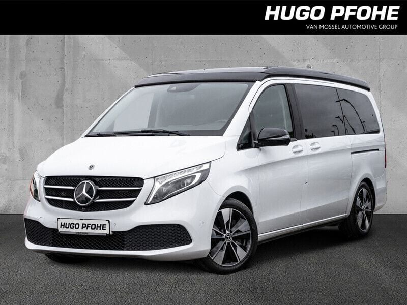 Bergkristallweiss (weiß metallic) Gebraucht 2021 Mercedes V250 Marco Polo Van / Kleinbus | 48.800 € (Guter Preis) - Bild 1/4