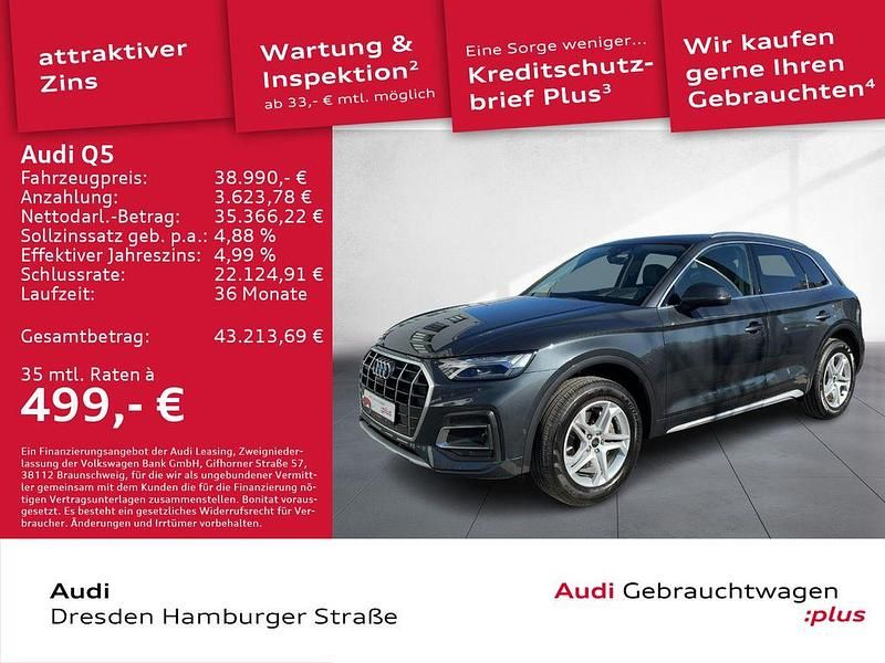 Gebraucht Audi Q5 Ambiente 204 PS (150 kW) 2022 Manhattangrau metallic SUV