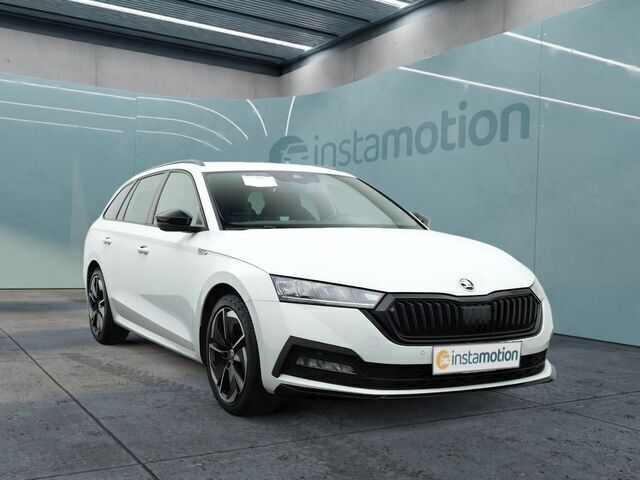 Weiß Gebraucht 2024 Skoda Octavia SportLine Kombi | 32.749 € (Fairer Preis) - Bild 1/2
