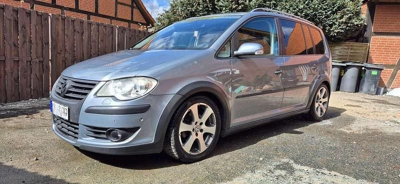 Gebraucht VW Touran Cross 105 PS (77 kW) 2007 Blau Van / Kleinbus