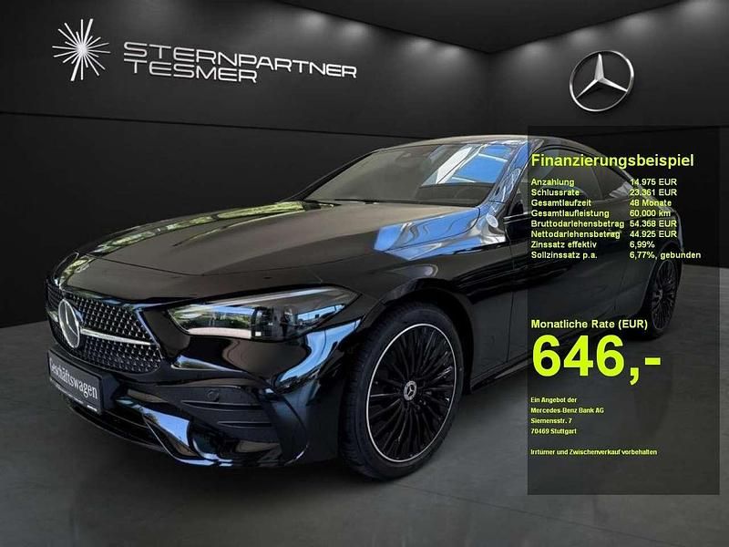 Schwarz Gebraucht 2025 Mercedes CLE300 AMG Coupé | 59.800 € (Guter Preis) - Bild 1/3