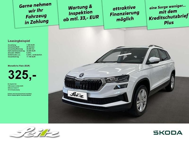 Weiß Gebraucht 2024 Skoda Karoq Selection SUV | 32.849 € (Fairer Preis) - Bild 1/4