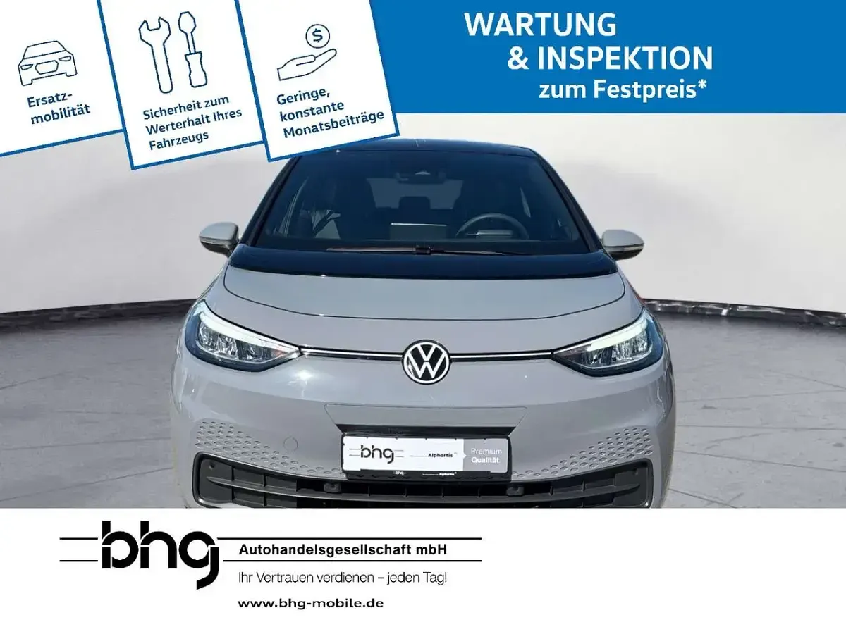 Gebraucht VW ID.3 Pro 107 kW (146 PS) 2022 Mondsteingrau/schwarz Kleinwagen