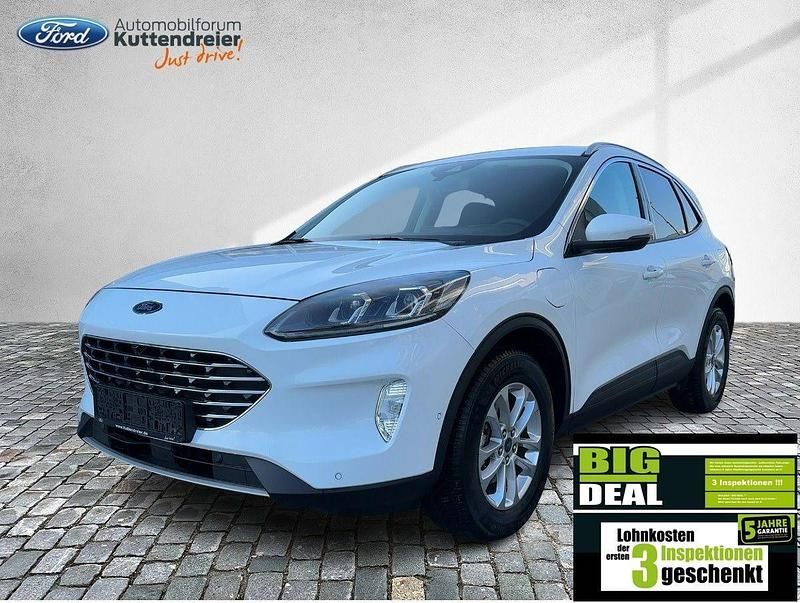 Frostweiß Gebraucht 2021 Ford Kuga Titanium SUV | 20.980 € (Superpreis) - Bild 1/4