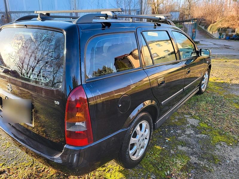 Gebraucht Opel Astra Njoy 101 PS (74 kW) 2003 Schwarz Kombi