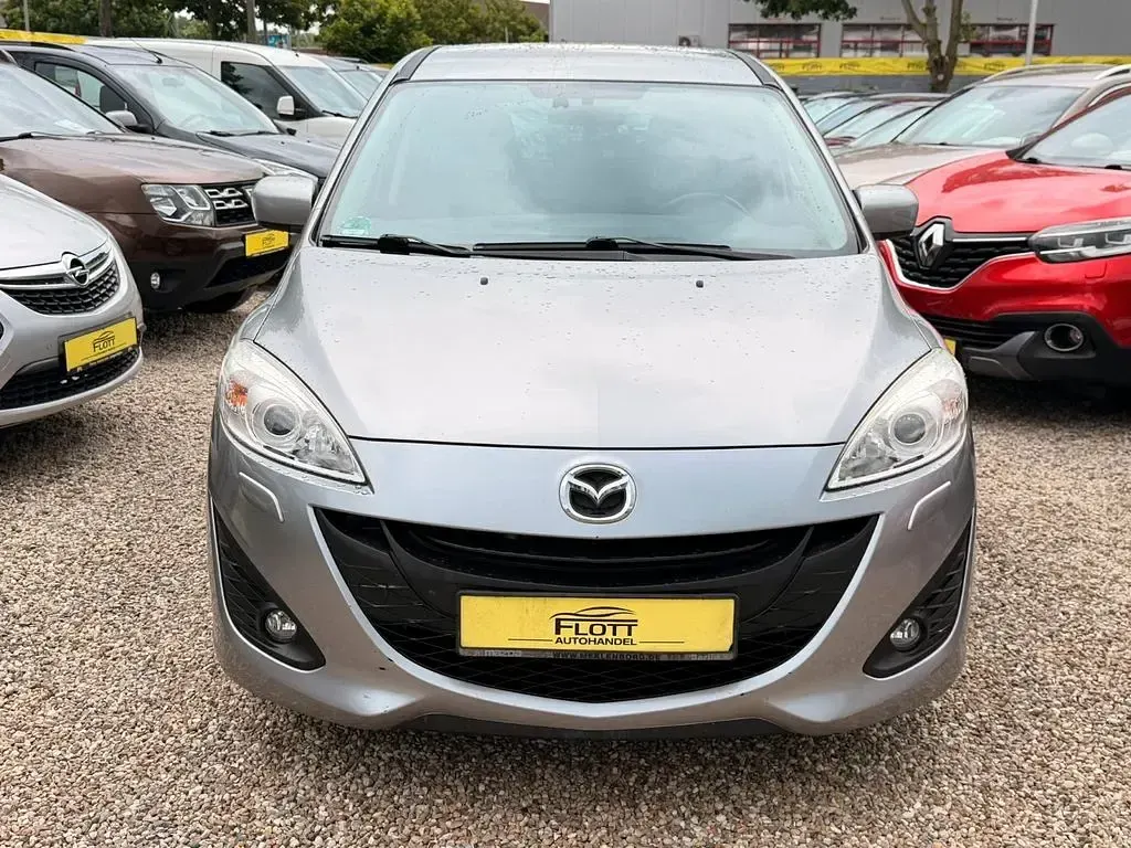 Gebraucht Mazda 5 Center-Line 116 PS (85 kW) 2011 Plutossilber metallic Van / Kleinbus